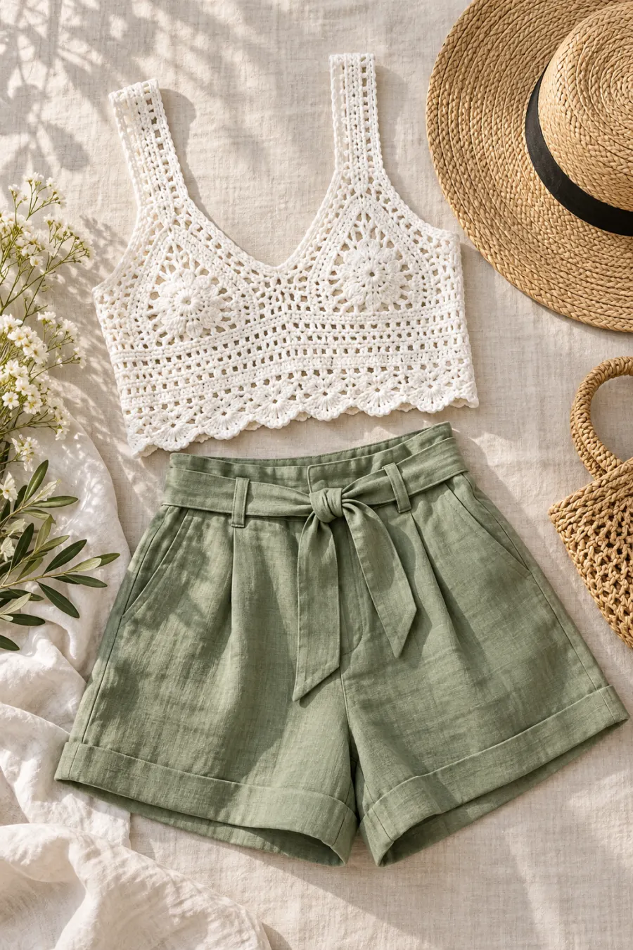 Conjunto de crochê